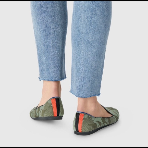 Rothy’s Camo Olive Slip On Loafers